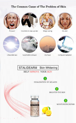 Enthäuten Sie helleres Mesoserum Microneedling besonders anfertigte Logo Anti Aging Whitening Serum