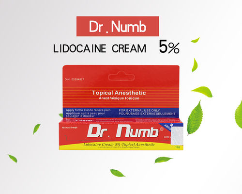 Dauerhafte Tätowierungs-Endschmerz-aktuelle betäubende Creme Make-updr.-Numb Lidocaine Cream 10g