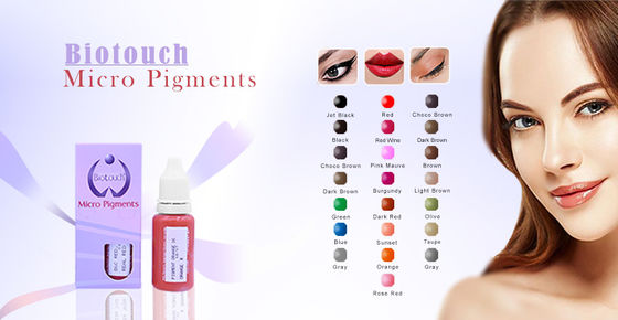 Schwärzen MikrGel polishgment-Tätowierung Biotouch schokoladenbraunes 1/2 Unze für Augenbrauen-Lippentätowierungs-dauerhaftes Make-uppigment mit Tinte