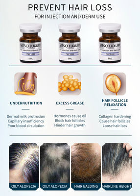MESO Luxus Anti-Haarausfall Injektionsserum Mesotherapie-Lösung Haarwuchsbehandlung