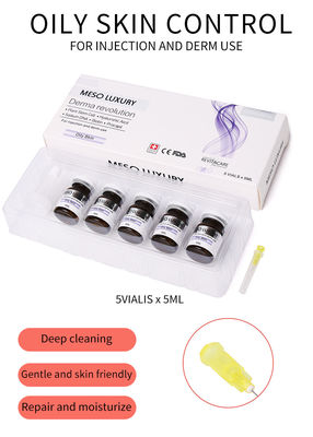 Peptid-Serum-Satz-Eigenmarke Soem des Öl-Steuer-Haut-Balancen-Serum-Meso- Luxus-Gold24k