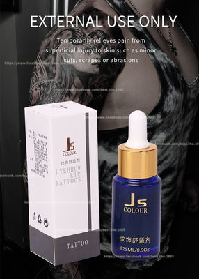 JS Tätowierungs-Numbing-Lösung Numbing Gel Permanente Make-up Numb Flüssigkeit