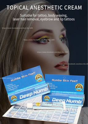 Tattoo Betäubungscreme Deep Numb Cream Permanent Make-up Anästhesiecreme Hochwertige Körper Tattoo Betäubung