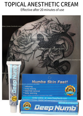 Tattoo Betäubungscreme Deep Numb Cream Permanent Make-up Anästhesiecreme Hochwertige Körper Tattoo Betäubung