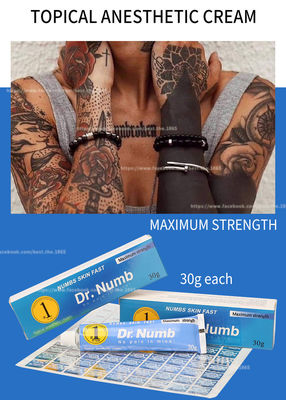 Dauerhafte Schminke Betäubungscreme Dr. Taub Lippe Augenbrauen Eyeliner Tattoo Taubcreme