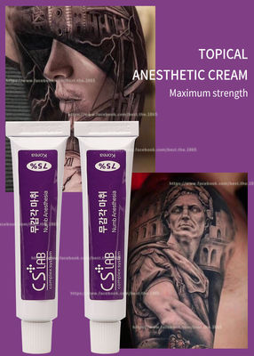 Endschmerz der Augenbrauen-Tätowierungs-sahnen die tauben betäubenden Creme-10g Make-up CSLab 75% dauerhafte Licocaine-Creme