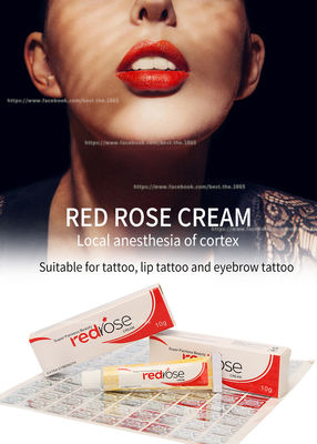 Rote Rose Betäubung Creme Permanent Make-up Lidocaine Betäubungscreme Lippe Augenbrauen Tattoo