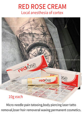 Rote Rose Betäubung Creme Permanent Make-up Lidocaine Betäubungscreme Lippe Augenbrauen Tattoo