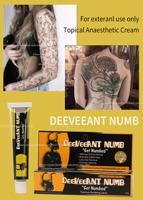 Schmerzlinderung Deeveeant ölige weiße rosa Farbe taube des Lidocaine-Creme-Tätowierungs-betäubende Sahneantischwellen-10g nicht