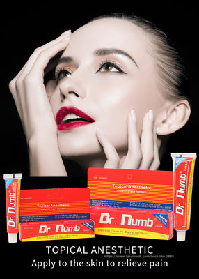 Nicht ölige taube betäubende Creme-Dr. Numb 30g Lidocaine-Creme für Lippenaugenbrauen-Tätowierungs-Laser-Haar-Abbau