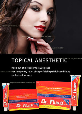 Nicht ölige taube betäubende Creme-Dr. Numb 30g Lidocaine-Creme für Lippenaugenbrauen-Tätowierungs-Laser-Haar-Abbau