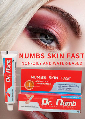 Dr. Numb Betäubungscreme Tattoo Betäubungscreme Gute Qualität Permanent Make-up Lidocaincreme