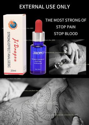 JINLONG-Tätowierungs-betäubender flüssiger transparenter Frost-Eis-Schmerz-Halt flüssiges 20ml
