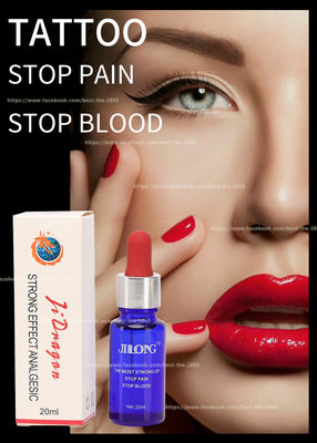 JINLONG-Tätowierungs-betäubender flüssiger transparenter Frost-Eis-Schmerz-Halt flüssiges 20ml