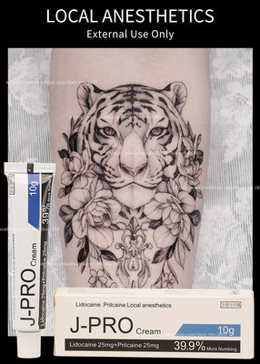 Schmerz-betäubende Creme J-Pro- Tätowierung Licocaine taube Sahne-End10g für das Einwachsen des Tätowierungs-dauerhaften Makes-up