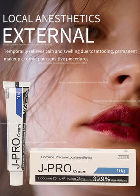 Schmerz-betäubende Creme J-Pro- Tätowierung Licocaine taube Sahne-End10g für das Einwachsen des Tätowierungs-dauerhaften Makes-up