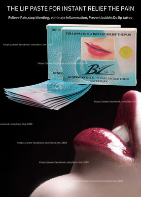 Hören Sie auf, betäubende Lippenpasten-dauerhafte Make-uplippenauflagen-Antiallergie zu bluten