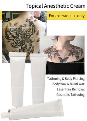 Lidocaine Creme Tattoo Schmerzlose Creme Privatmarke Weißrohr 10g 30g hochwertige Tattoo-Anästhetische Creme