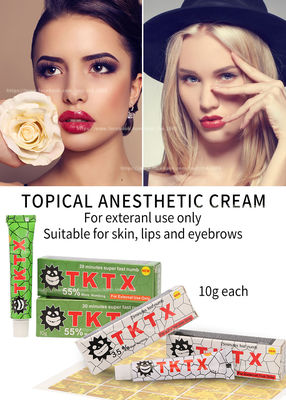Ursprüngliche gelbe betäubende Creme 10g Microneedling TKTX für Laser-Haar-Abbau