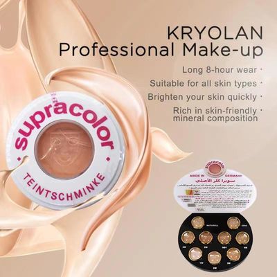 Make-upgrundlagen-Öl-Steuer-Supracolor-Kosmetik-Gesichtspuder Soems Kryolan