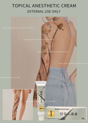 Creme-Tätowierungs-taube Creme-Körper-Tätowierung Dr.-Numb Tattoo Lidocaine, die Sahneeigenmarken-Tätowierungs-Endschmerz-Creme betäubt