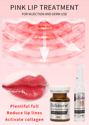 Lippenreparatur-Wesentliches Stalideram-Marken-Rosa-Lippeneinspritzungs-Behandlungs-Serum Derma Microneedling Mesotherapy