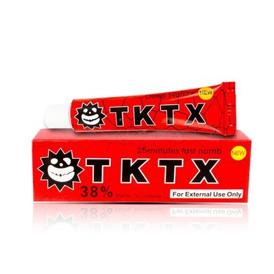 Rote TKTX-Tätowierung, die betäubende PMU-Augenbrauen-Tätowierungs-Fürsorge-Sahnecreme betäubt