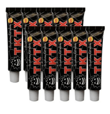 Tätowierung des Schwarz-55% TKTX, die Creme PMU-Augenbrauen-Lippenkörper-Tätowierungs-Fürsorge-Salbe betäubt