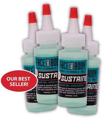 Blaues Gel-betäubende Tätowierung Lidocaine Sustaine, die Antiallergie 1.2OZ betäubt