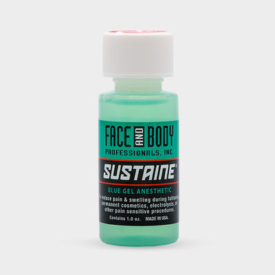 Blaues Gel-betäubende Tätowierung Lidocaine Sustaine, die Antiallergie 1.2OZ betäubt