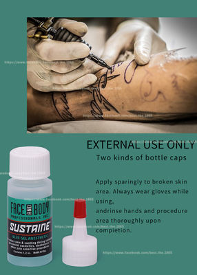 Original Sustaine Betäubungsgel Grün Anti-Allergie Blau Gel Tätowierung Betäubungsgel