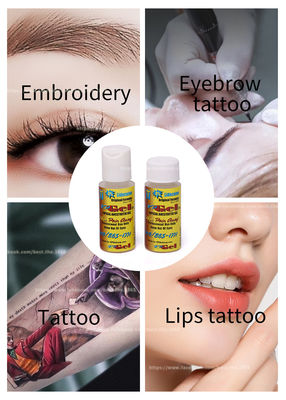JS Tätowierungsbetäubungslösung Lidocain Betäubungsgel Permanent Make-up Betäubungsflüssigkeit