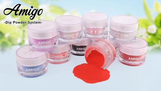Einfaches Gestaltungsnagel-Bad pulverisieren geruchloses Kit Amigo Acrylic Nail Dipping-System