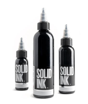 Matte Black Solid Ink Tattoo-Tinte schnelleres Färbungs30ml 60ML für dauerhaftes Make-up