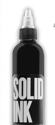Matte Black Solid Ink Tattoo-Tinte schnelleres Färbungs30ml 60ML für dauerhaftes Make-up