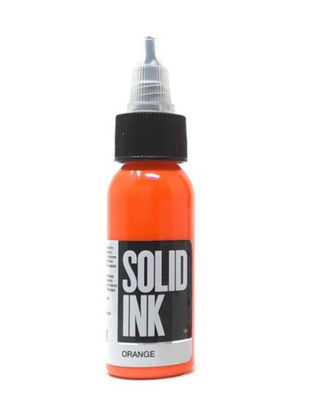 Reines dauerhaftes Make-uppigment-orange Tätowierungs-Tinten-Festkörper-Tätowierungs-Tinte 30ML 60ML 120ML 260ML