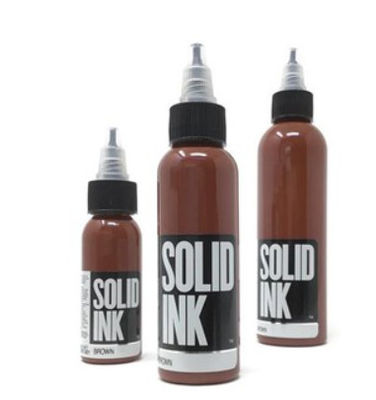 Organisches Tätowierungs-Pigment des Brown-Tätowierungs-Festtinte-reines dauerhaftes Make-uppigment-30ML 60ML 120ML 260ML