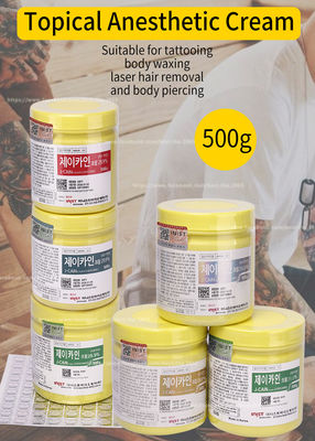 15,6% 29,9% J CAIN Numb Anesthetic Cream 500 Gramm-Tätowierung Lidocaine-Creme-stabile Farbe für Tätowierung