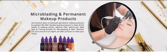 Pigment-Browns 15ml Biotouch Microblading schwärzen dauerhafte Make-upkosmetik 1/2 Unze mit Tinte