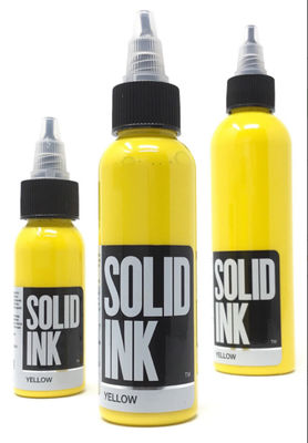 Tätowierungs-Tinten-nicht giftiges organisches Tätowierungs-Pigment 120ML 260ML helles gelbes