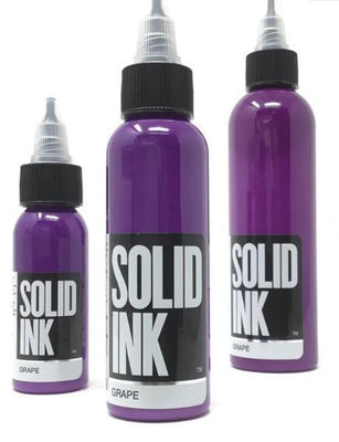Vegan Friendly Solid Ink Tattoo Ink Purple Grape Super Concentrated cruelty free