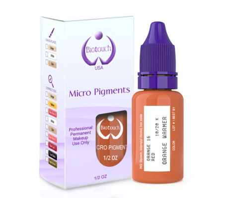 Orange Pigment-Farbdauerhafte Make-up Microblading-Versorgungs-Augenbraue Biotouch MicrGel polishgment, die MicrGel polishgmentation schattiert