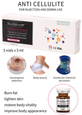 Exosomen-Injektion Anti-Cellulite MESO Injektionslösung Mesotherapie Schlankheits-Serum Set Bein Körper Taille Fettverbrennung