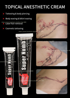 Super Taubheitstattoo Taubheitscreme Dauermake-up Betäubungscreme Lippe Augenbraue Körperkunst Körpertattoo